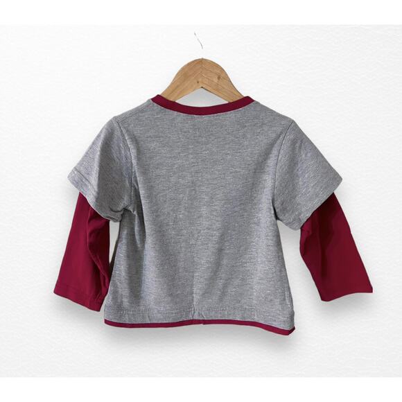 LL Bean Layered Look Bear Shirt, Size 3T - Picture 2 of 8